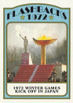 2021 Topps Heritage - News Flashbacks #NF-OLY 1972 Winter Games Kick Off in Japan Front