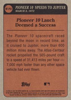 2021 Topps Heritage - News Flashbacks #NF-PIO Pioneer 10 Spacecraft Launched Back