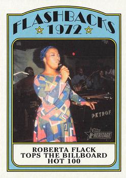 2021 Topps Heritage - News Flashbacks #NF-RF Roberta Flack Front