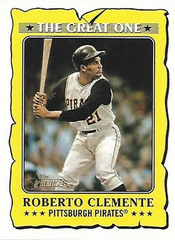 2021 Topps Heritage - The Great One #GO-2 Roberto Clemente Front