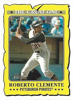 2021 Topps Heritage - The Great One #GO-3 Roberto Clemente Front