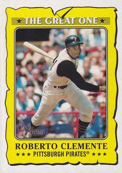 2021 Topps Heritage - The Great One #GO-5 Roberto Clemente Front