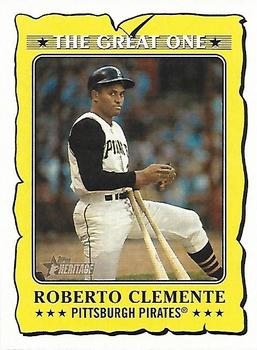 2021 Topps Heritage - The Great One #GO-7 Roberto Clemente Front