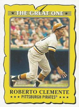 2021 Topps Heritage - The Great One #GO-8 Roberto Clemente Front