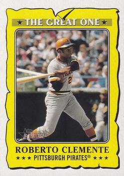 2021 Topps Heritage - The Great One #GO-10 Roberto Clemente Front