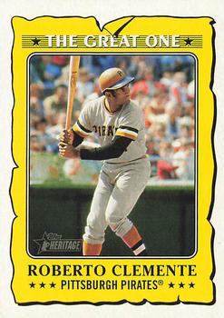 2021 Topps Heritage - The Great One #GO-13 Roberto Clemente Front