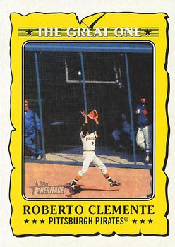 2021 Topps Heritage - The Great One #GO-15 Roberto Clemente Front