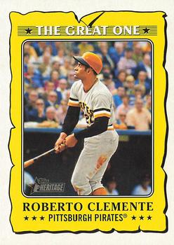2021 Topps Heritage - The Great One #GO-17 Roberto Clemente Front