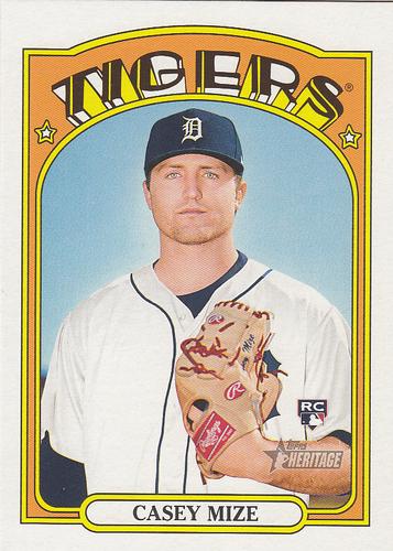 2021 Topps Heritage - Oversized 1972 Topps Box Toppers #OB-BB Casey Mize Front