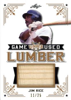 2021 Leaf Lumber - Game Used Lumber Bronze #GUL-45 Jim Rice Front