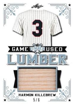 2021 Leaf Lumber - Game Used Lumber Platinum #GUL-38 Harmon Killebrew Front