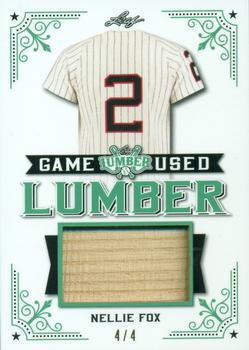 2021 Leaf Lumber - Game Used Lumber Emerald #GUL-72 Nellie Fox Front