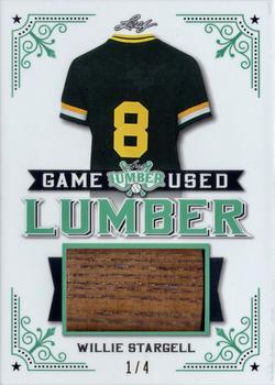 2021 Leaf Lumber - Game Used Lumber Emerald #GUL-107 Willie Stargell Front