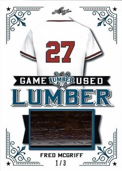 2021 Leaf Lumber - Game Used Lumber Navy Blue #GUL-36 Fred McGriff Front