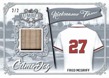 2021 Leaf Lumber - Nickname Fame Relics Silver #NF-15 Fred McGriff Front