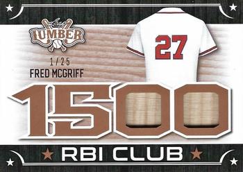 2021 Leaf Lumber - 1500 RBI Club Relics Bronze #RBI-15 Fred McGriff Front