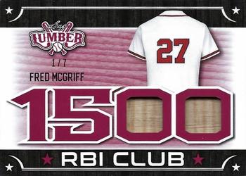 2021 Leaf Lumber - The 1500 RBI Club Red #RBI-15 Fred McGriff Front