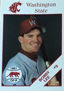 1991 Washington State Cougars #6 Bobby Lee Front