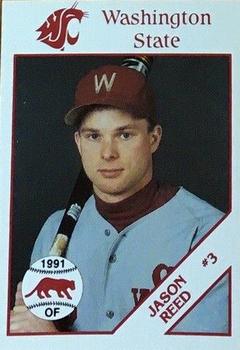 1991 Washington State Cougars #10 Jason Reed Front