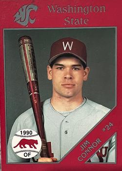 1990 Washington State Cougars #2 Jim Connor Front
