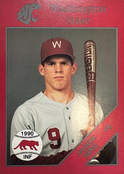 1990 Washington State Cougars #7 Jason King Front