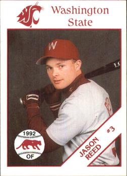 1992 Washington State Cougars #13 Jason Reed Front