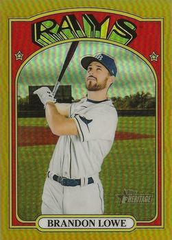 2021 Topps Heritage - Chrome Gold Refractor #241 Brandon Lowe Front