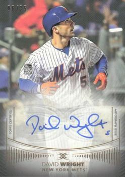 2021 Topps Definitive Collection - Defining Images Autograph Collection #DIA-DW David Wright Front
