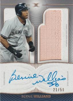 2021 Topps Definitive Collection - Definitive Autographed Relic #DARC-BW Bernie Williams Front