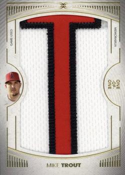 2021 Topps Definitive Collection - Definitive Nameplate Collection #DNC-MT Mike Trout Front