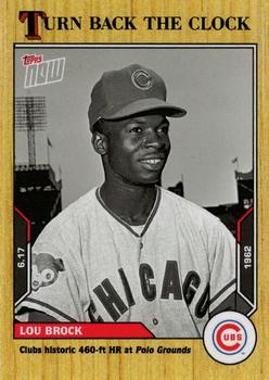 2021 Topps Now Turn Back the Clock #78 Lou Brock Front