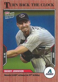 2021 Topps Now Turn Back the Clock - Cherry #163 Randy Johnson Front