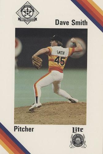 1986 Lite Beer Houston Astros #NNO Dave Smith Front