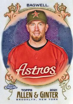 2021 Topps Allen & Ginter Chrome #20 Jeff Bagwell Front