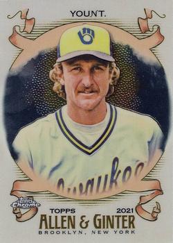 2021 Topps Allen & Ginter Chrome #22 Robin Yount Front