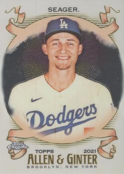 2021 Topps Allen & Ginter Chrome #26 Corey Seager Front