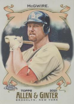 2021 Topps Allen & Ginter Chrome #27 Mark McGwire Front