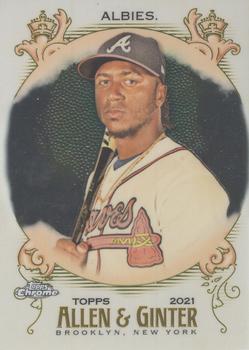 2021 Topps Allen & Ginter Chrome #43 Ozzie Albies Front