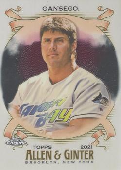 2021 Topps Allen & Ginter Chrome #64 Jose Canseco Front