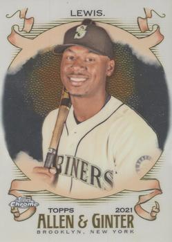 2021 Topps Allen & Ginter Chrome #75 Kyle Lewis Front