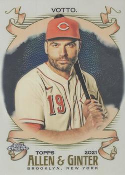2021 Topps Allen & Ginter Chrome #89 Joey Votto Front