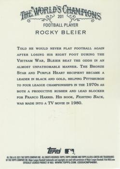 2021 Topps Allen & Ginter Chrome #201 Rocky Bleier Back