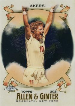 2021 Topps Allen & Ginter Chrome #221 Michelle Akers Front