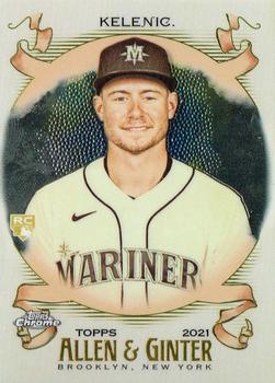 2021 Topps Allen & Ginter Chrome #252 Jarred Kelenic Front