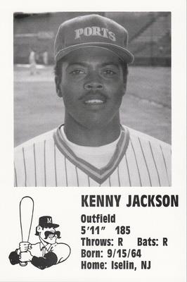 1990 Stockton Ports #NNO Kenny Jackson Front