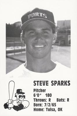 1990 Stockton Ports #NNO Steve Sparks Front