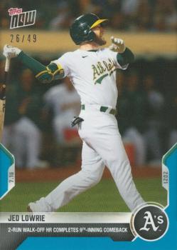 2021 Topps Now - Blue #514 Jed Lowrie Front