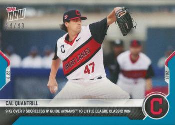 2021 Topps Now - Blue #693 Cal Quantrill Front