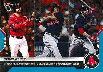 2021 Topps Now - Blue #984 Boston Red Sox Front