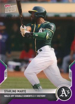 2021 Topps Now - Purple #861 Starling Marte Front